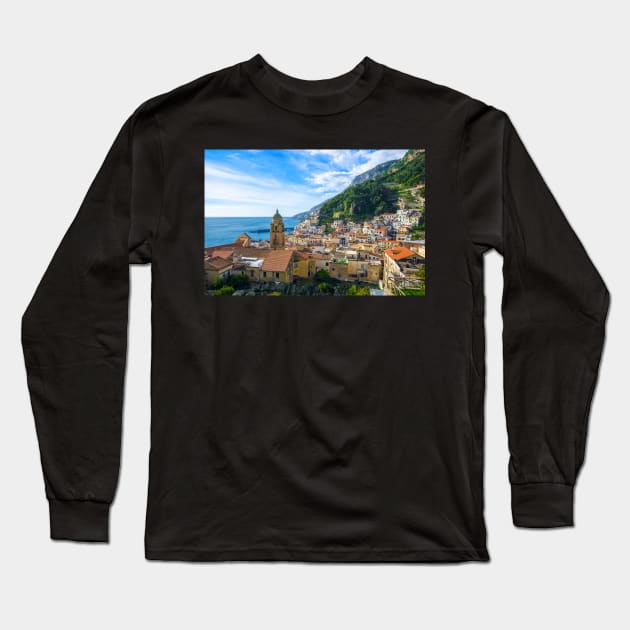 Amalfi, Italy Long Sleeve T-Shirt by mitzobs